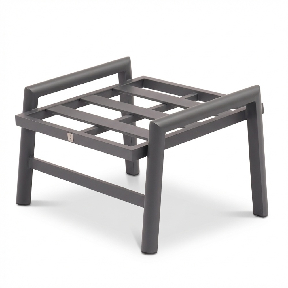 Boston lounge balkonset - verstelbaar 2 personen | aluminium + teak | zand | 5-delig