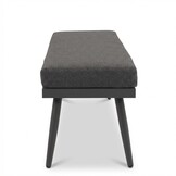 Liana dining loungeset 8 personen | wicker + aluminium | antraciet | 4-delig - 197x193cm