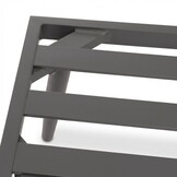 Liana dining loungeset 8 personen | wicker + aluminium | antraciet | 4-delig - 197x193cm