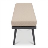 Liana dining loungeset 8 personen | wicker + aluminium | zand | 4-delig - 197x193cm