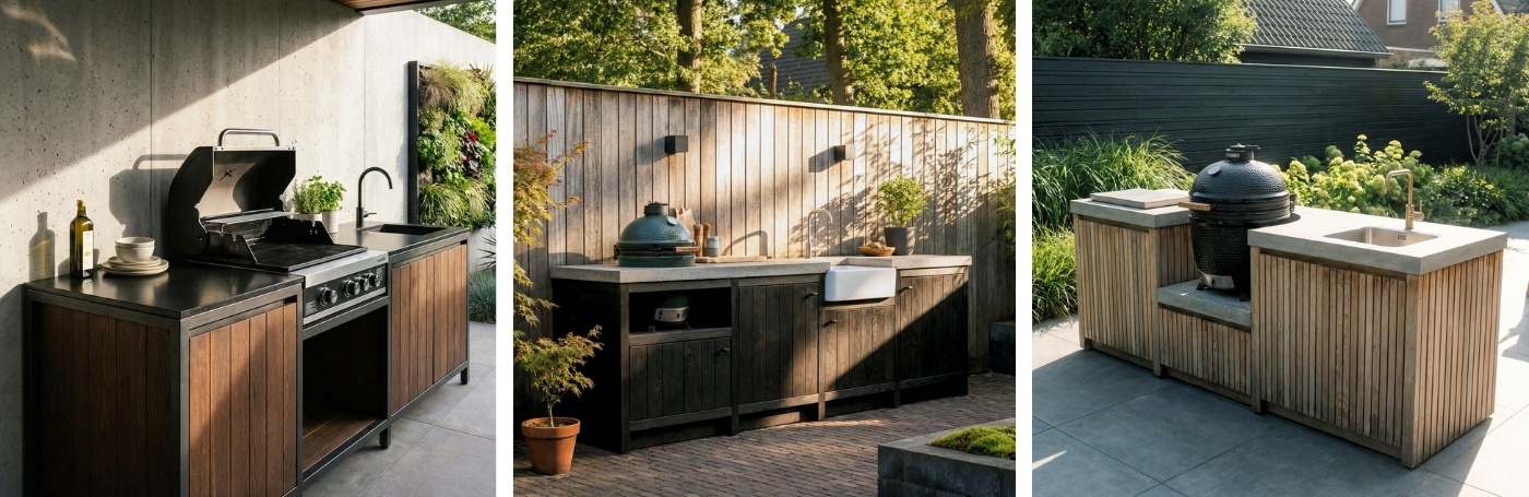 Zelf een buitenkeuken maken ideeën 