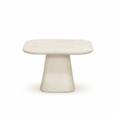 Amy bijzettafel | polystone | Chalk beige | 60x60cm