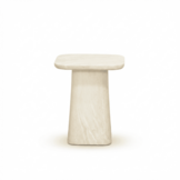 Amy bijzettafel | polystone | Chalk beige | 40x40cm