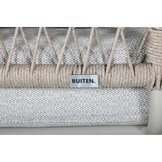 Capri organische hoek loungeset 4 personen | aluminium + touw | beige | 4-delig - 249x163cm