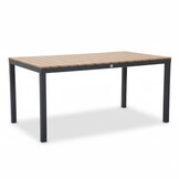 Oxford dining tuintafel 4 personen | aluminium + polywood | Natural Wood | 160cm