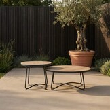 Savanna stoel-bank loungeset 5 personen | aluminium + touw | antraciet | 5-delig