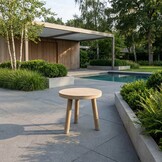 Beau hoek loungeset 6 personen incl. tafels | aluminium + touw | grijs | 6-delig - 304x234cm