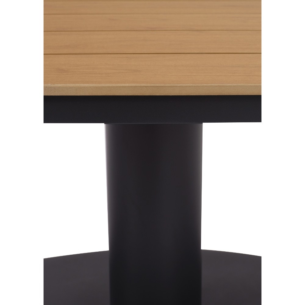 Panama dining tuintafel 6 personen | polywood + aluminium | Natural Wood/antraciet | 260cm Deens ovaal