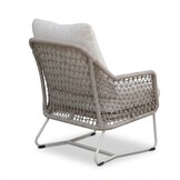 Gianna loungestoel | touw + aluminium | Almond Beige