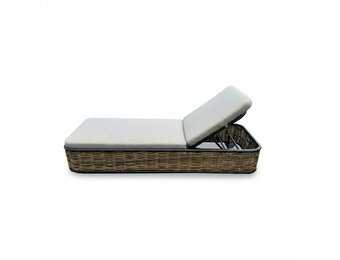 Lucca ligbed | wicker + aluminium | zand | 204cm