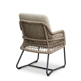 Gianna dining tuinstoel | touw + aluminium | Sahara Dust