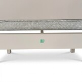 Riviera stoel-bank loungeset 5 personen | aluminium + teak | beige | 4-delig