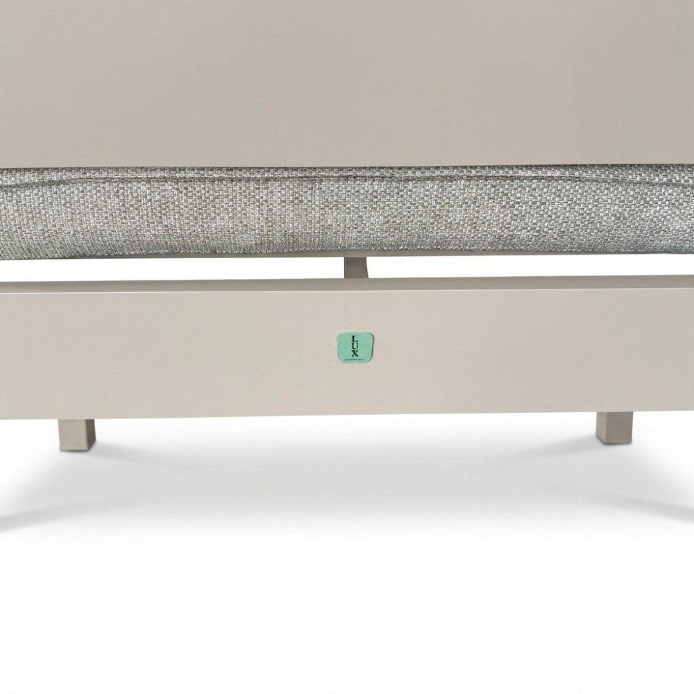 Riviera stoel-bank loungeset 5 personen | aluminium + teak | beige | 4-delig