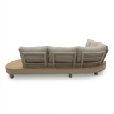 California hoek loungeset 5 personen | aluminium + hardhout | beige | 4-delig