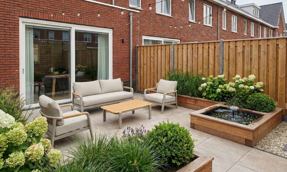 Kleine tuin inrichten