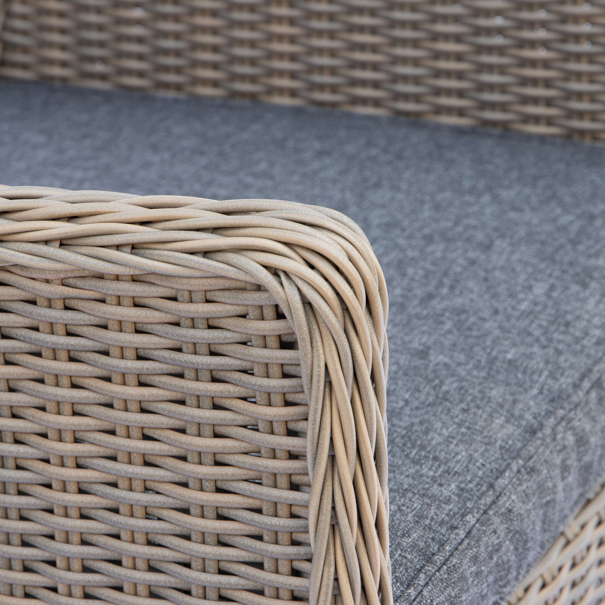 Jones/Rennes dining tuinset | 6 personen | wicker | 200cm