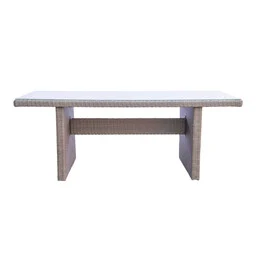 Jones/Bilbao dining tuinset | 6 personen | wicker | 200cm