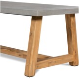 Veltis/Bella zand dining tuinset | 4 personen | polystone + touw | 200cm