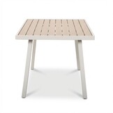 Palma dining loungeset 8 personen | aluminium + touw | beige | 4-delig - 255x195cm