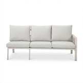 Palma dining loungeset 8 personen | aluminium + touw | beige | 4-delig - 255x195cm