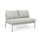 Florence hoek loungeset 5 personen | aluminium + touw | beige | 3-delig - 216x216cm