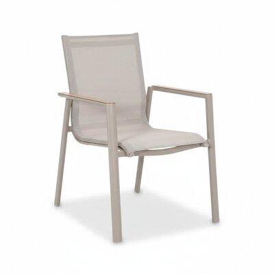 Rhodos dining tuinstoel | aluminium | beige