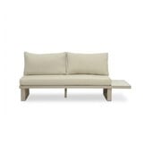 Canyon hoek loungeset incl. loungetafel | aluminium + sintered stone | Marble Latte | 4-delig