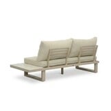 Canyon hoek loungeset incl. loungetafel | aluminium + sintered stone | Marble Latte | 4-delig