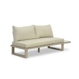 Canyon hoek loungeset incl. loungetafel | aluminium + sintered stone | Marble Latte | 4-delig