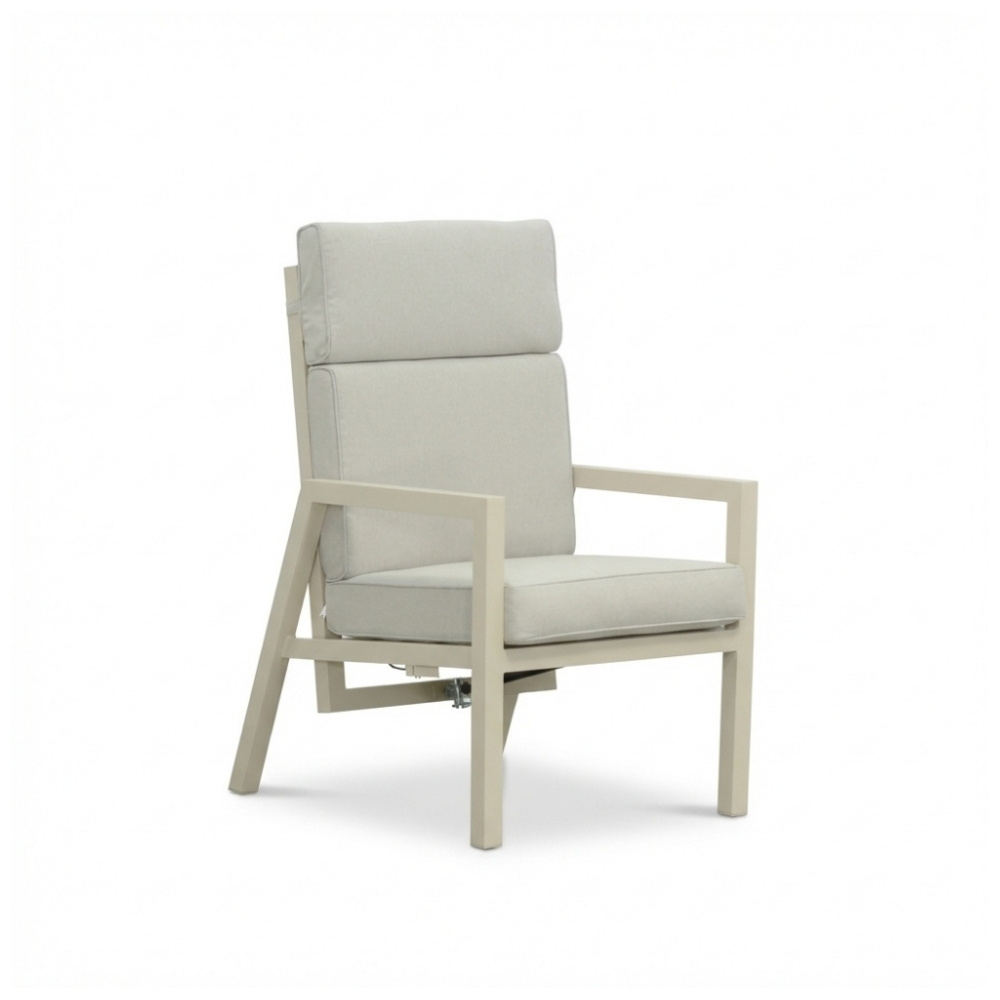 Oregon lounge balkonset - verstelbaar 2 personen | aluminium | beige | 5-delig