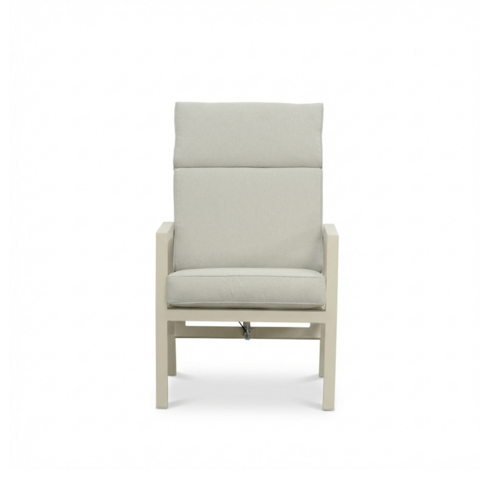 Oregon lounge balkonset - verstelbaar 2 personen | aluminium | beige | 5-delig