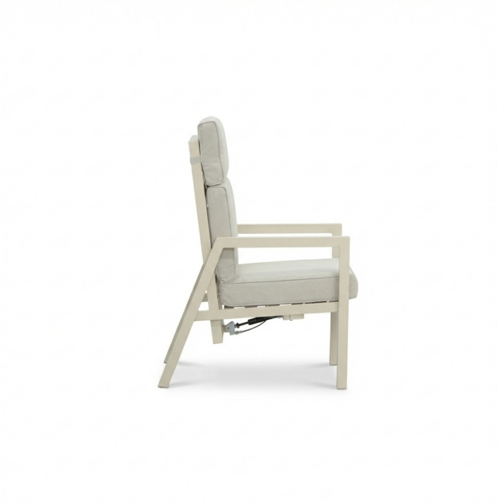 Oregon lounge balkonset - verstelbaar 2 personen | aluminium | beige | 5-delig