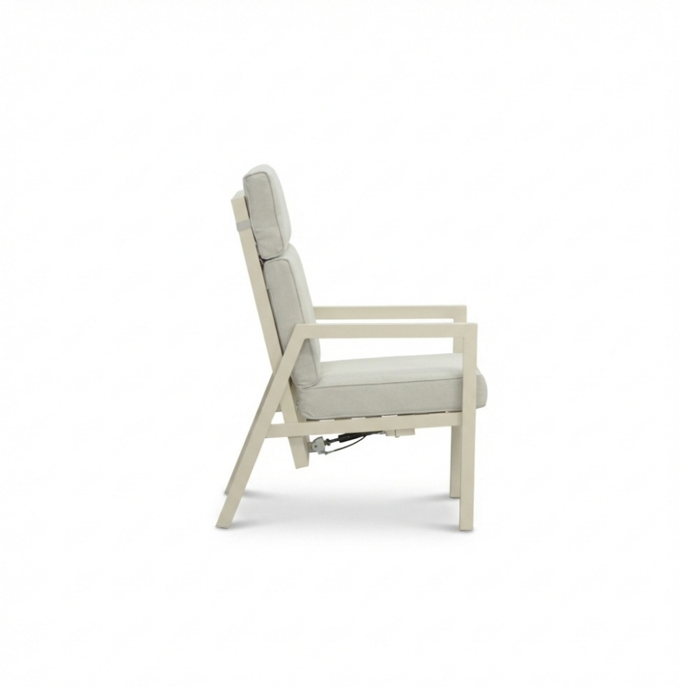 Oregon lounge balkonset - verstelbaar 2 personen | aluminium | beige | 5-delig