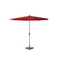 Platinum Riva stokparasol rood | Ø250cm rond