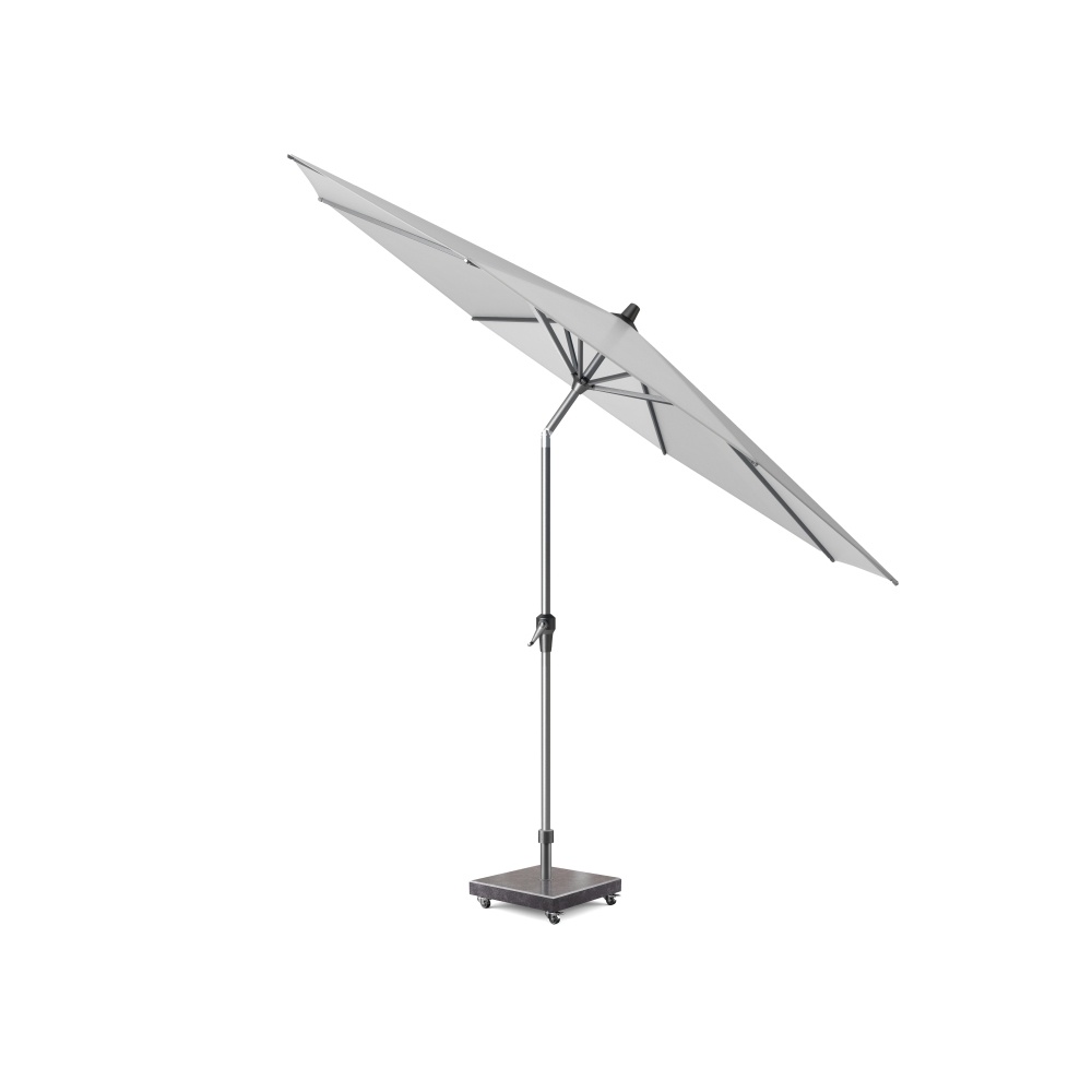 Riva stokparasol Light grey | Ø300cm rond