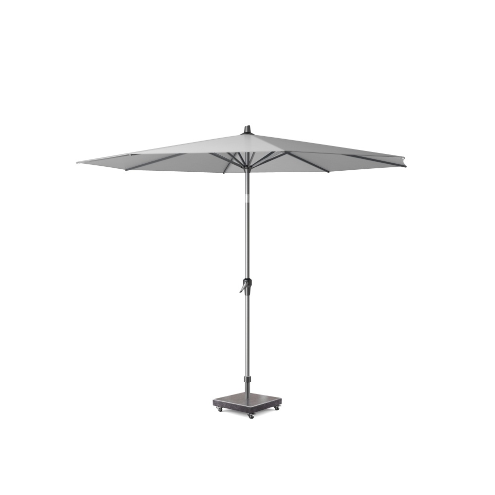 Riva stokparasol Light grey |Ø300cm rond afbeelding