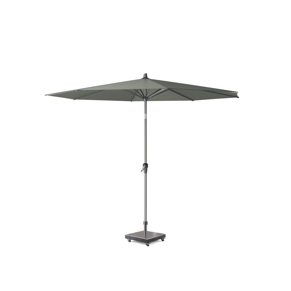 Riva stokparasol olijfgroen |Ø300cm rond afbeelding