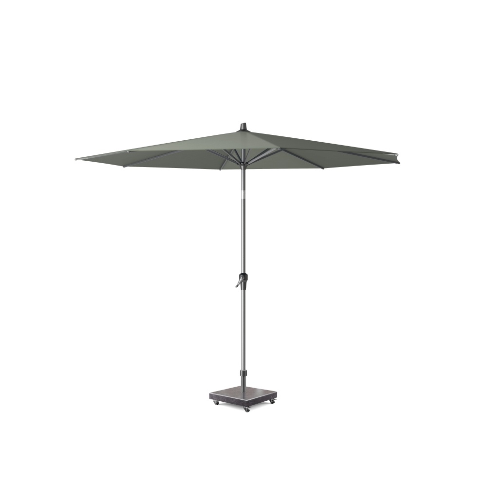 Riva stokparasol olijfgroen |Ø250cm rond afbeelding