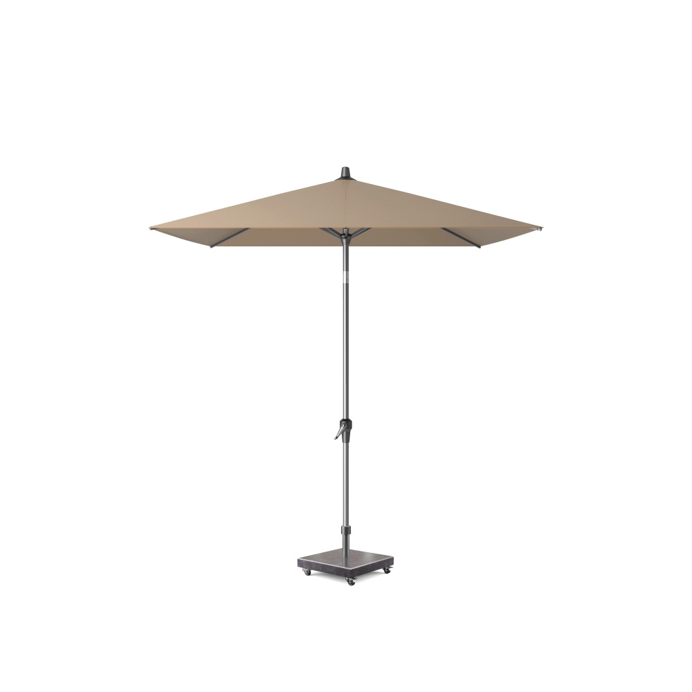 Riva stokparasol taupe | 250x200cm afbeelding