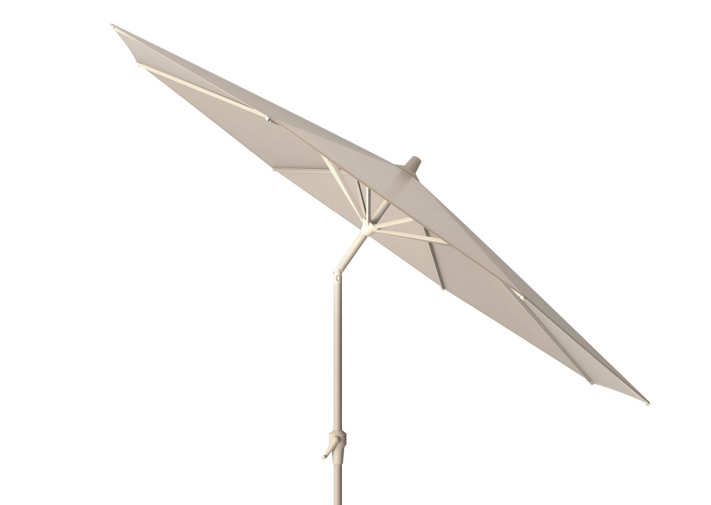 Riva stokparasol Ivory/Sandstone | Ø300cm rond