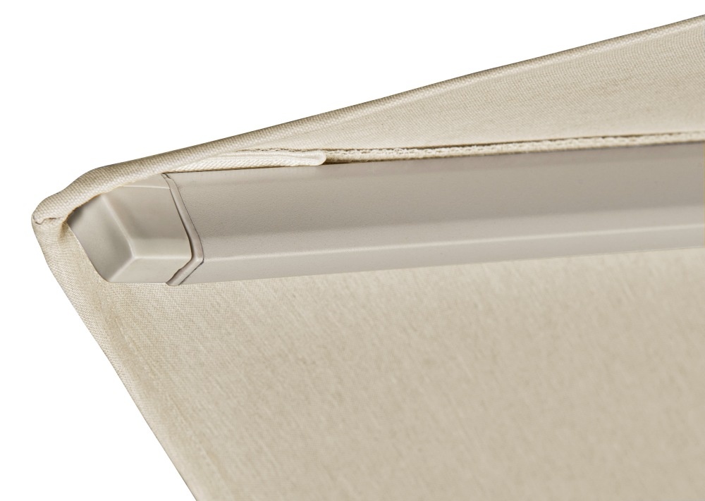 Riva stokparasol Ivory/Sandstone | Ø300cm rond