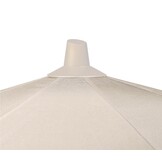 Riva stokparasol Ivory/Sandstone | Ø300cm rond