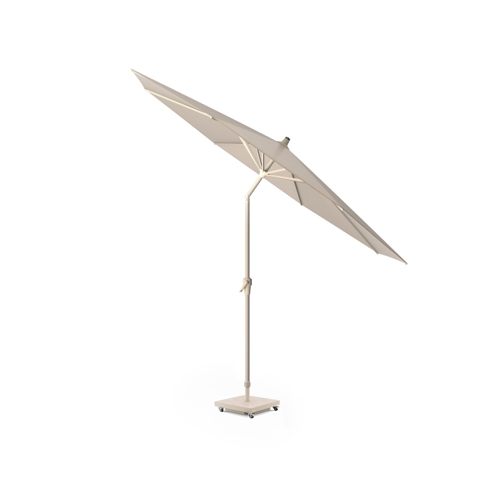 Riva stokparasol Ivory/Sandstone | Ø300cm rond