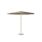Platinum Riva stokparasol taupe/Teak look | Ø250cm rond