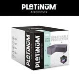 Loungesethoes L-vorm hoge rug 285x220x100xH65/90cm links