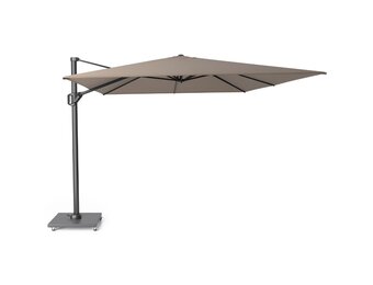 Challenger T² zweefparasol - premium doek | 400x300cm | Havana