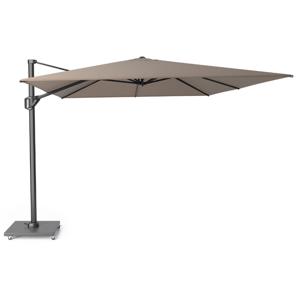 Challenger T² zweefparasol - premium doek | 400x300cm | Havana