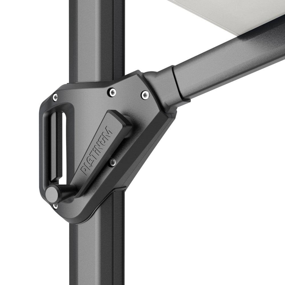 Challenger T² zweefparasol - premium doek | 400x300cm | Manhattan