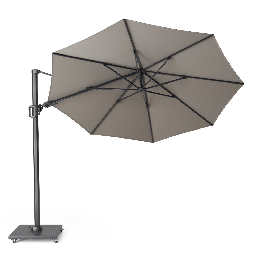 Challenger T² zweefparasol - premium doek | Ø350cm rond | Manhattan