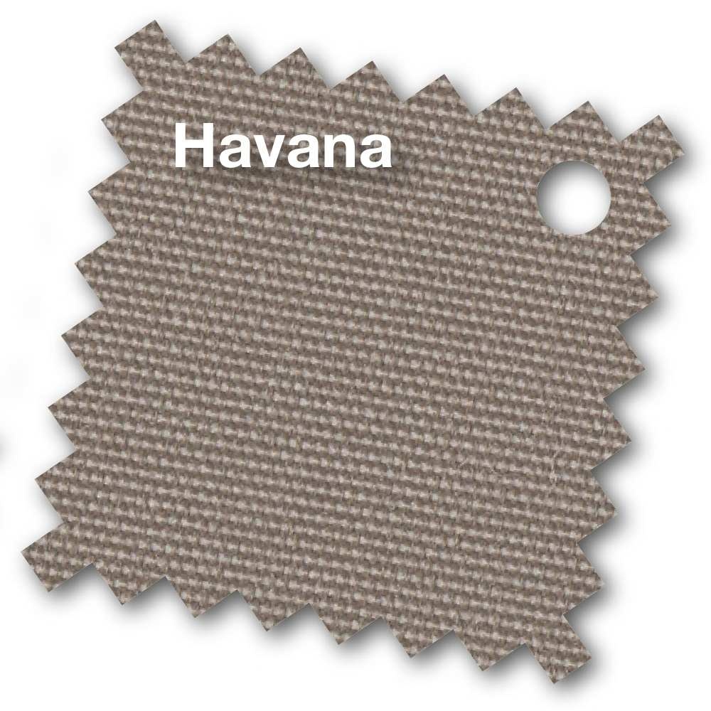 Challenger T² zweefparasol - premium doek | Ø350cm rond | Havana